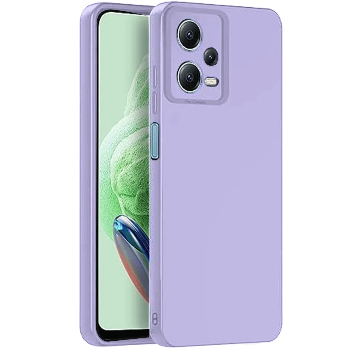 Redmi Note 12 Pro 5G Kılıf Nano içi Kadife Silikon - Lila