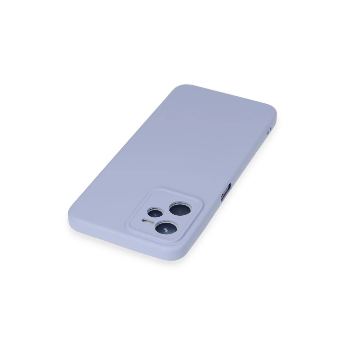 Realme C35 Kılıf Nano içi Kadife Silikon - Lila