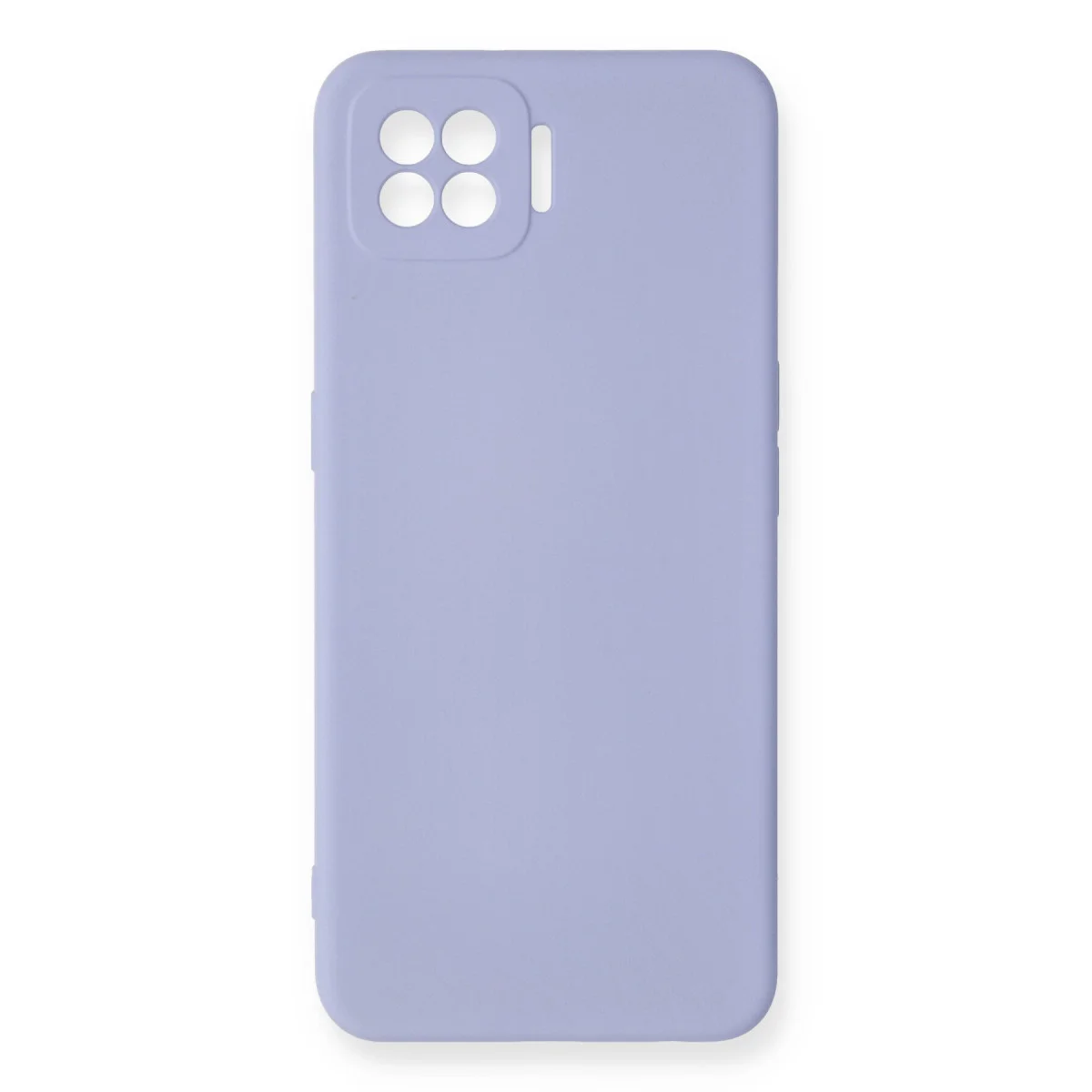 A73 Kılıf Nano içi Kadife Silikon - Lila