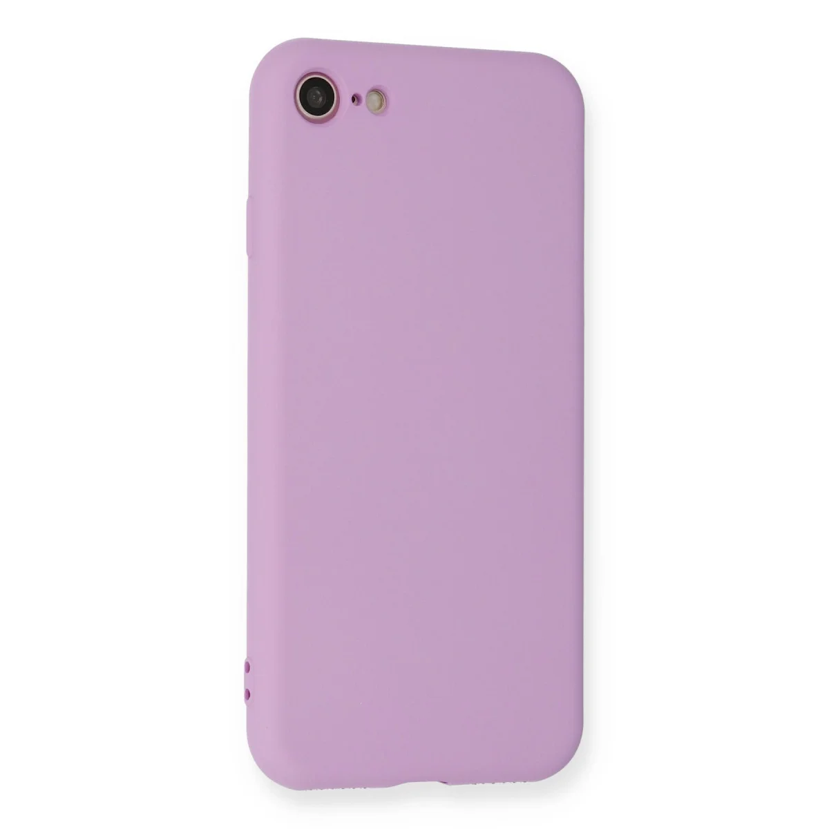 iPhone 7 Kılıf Nano içi Kadife Silikon - Lila