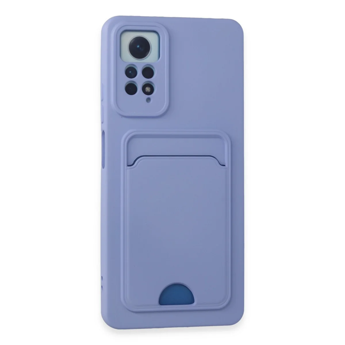Redmi Note 11 Pro Kılıf Kelvin Kartvizitli Silikon - Lila