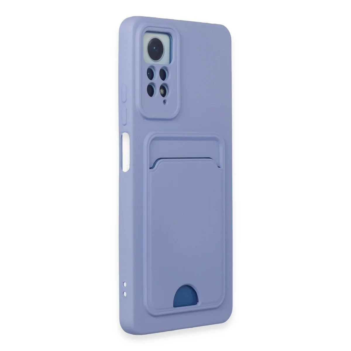 Redmi Note 11 Pro Kılıf Kelvin Kartvizitli Silikon - Lila