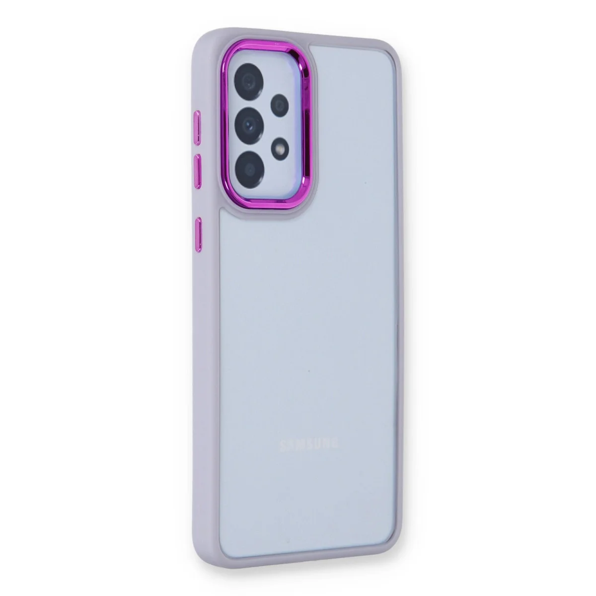 Galaxy A73 5G Kılıf Dora Kapak - Lila