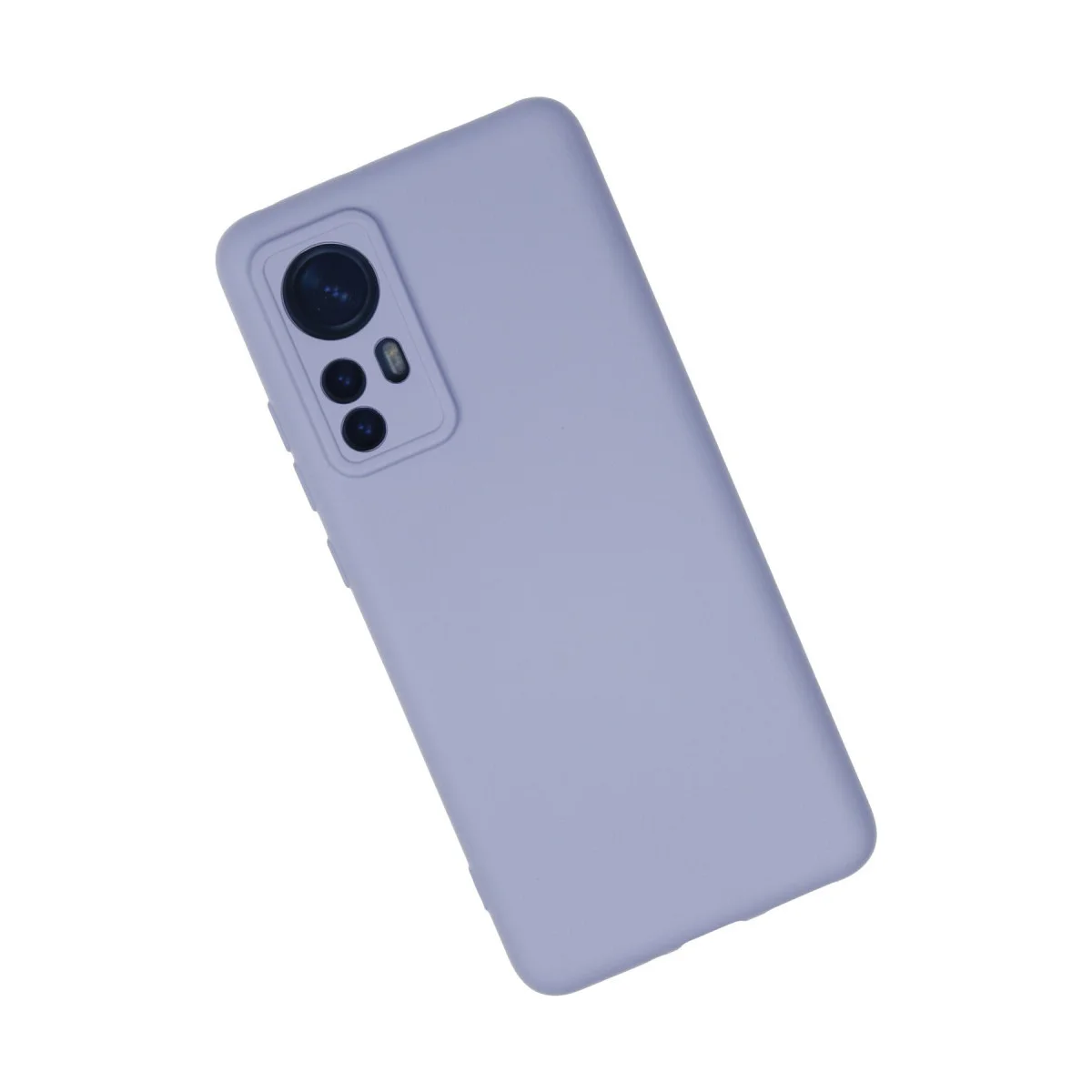 Mi 12 Kılıf Nano içi Kadife Silikon - Lila