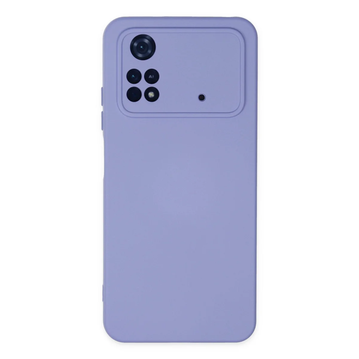 Poco M4 Pro 4G Kılıf Nano içi Kadife Silikon - Lila