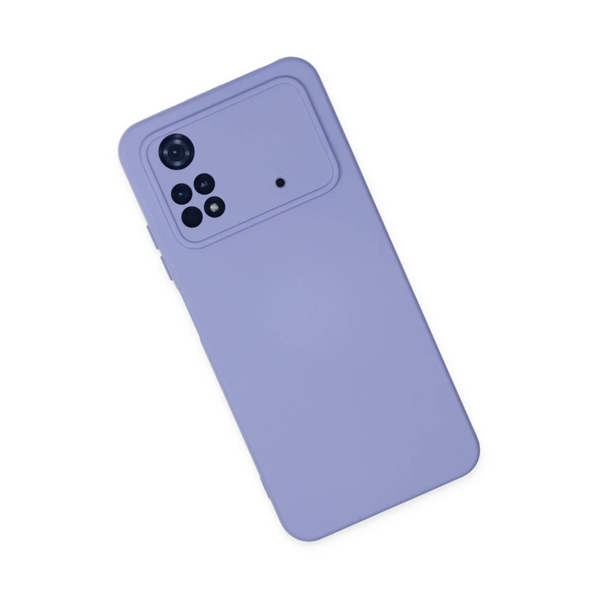 Poco M4 Pro 4G Kılıf Nano içi Kadife Silikon - Lila