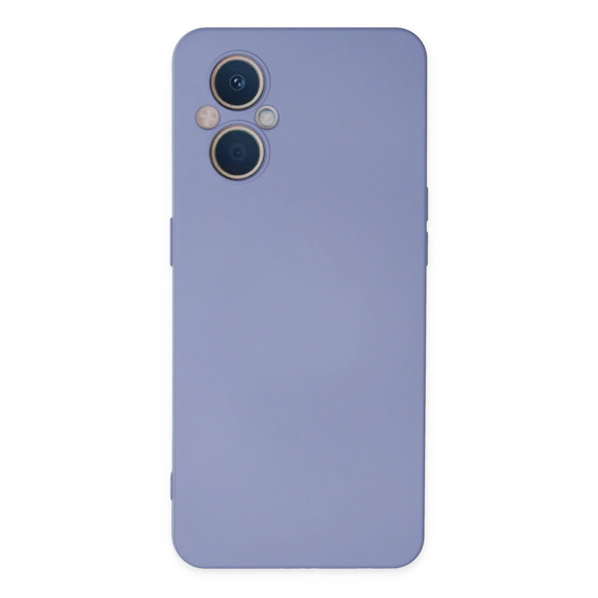Reno 7 Lite Kılıf Nano içi Kadife Silikon - Lila