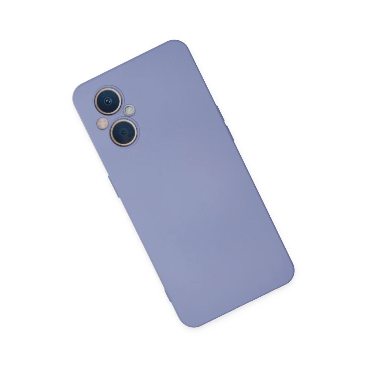 Reno 7 Lite Kılıf Nano içi Kadife Silikon - Lila