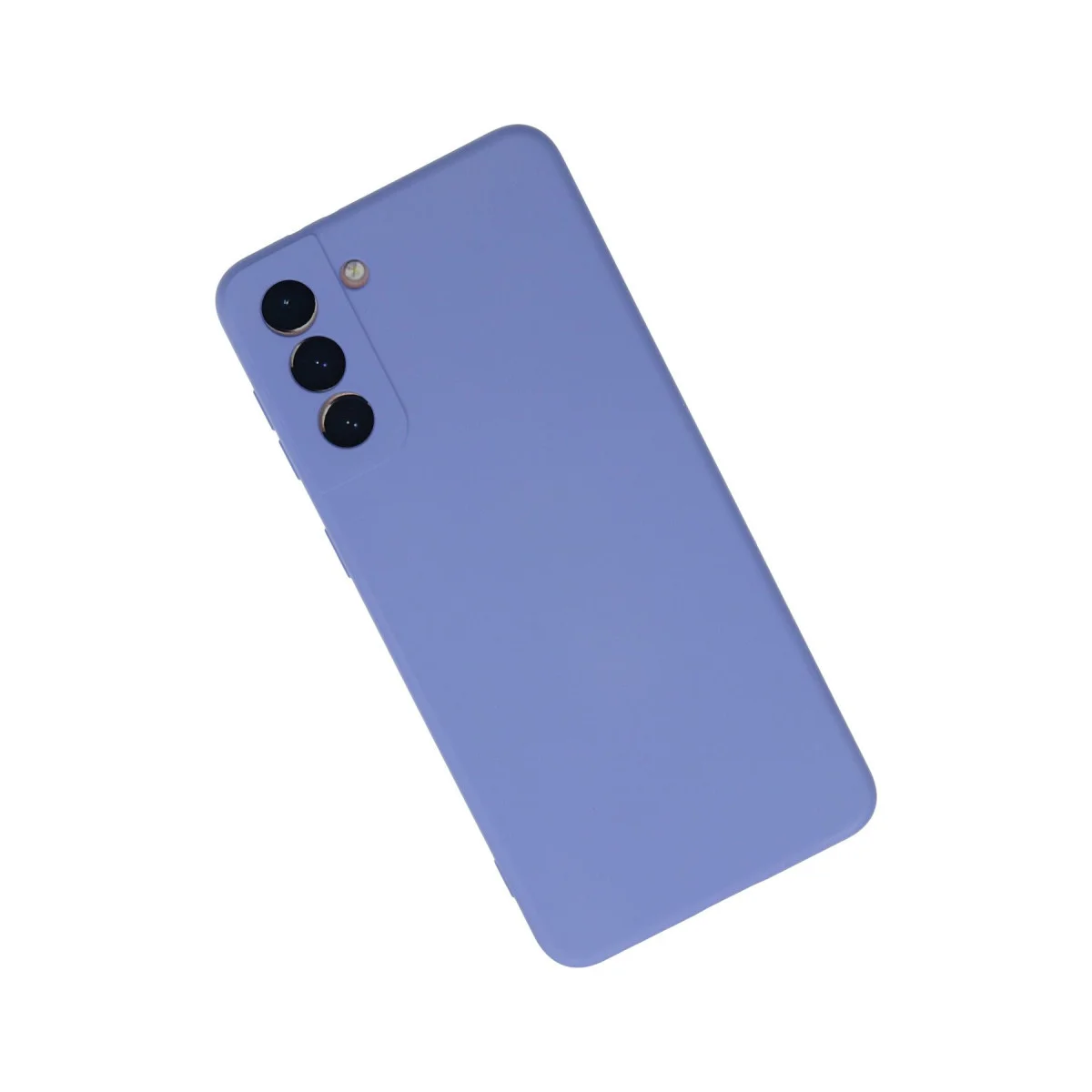 Galaxy S21 Plus Kılıf Nano içi Kadife Silikon - Lila