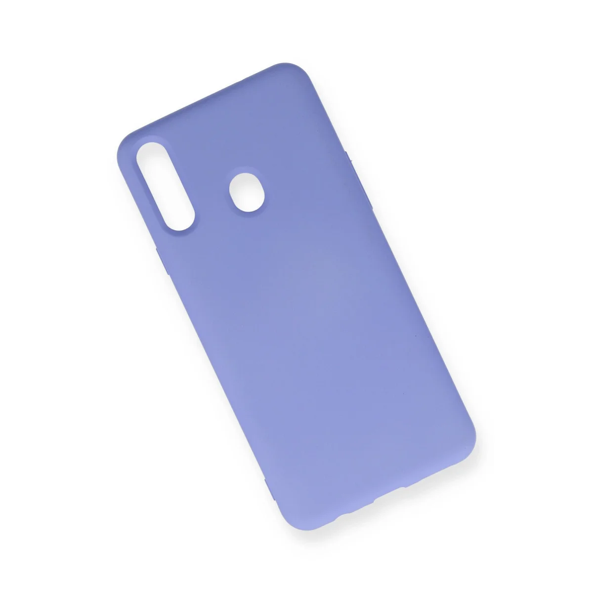 Galaxy A20S Kılıf Nano içi Kadife Silikon - Lila