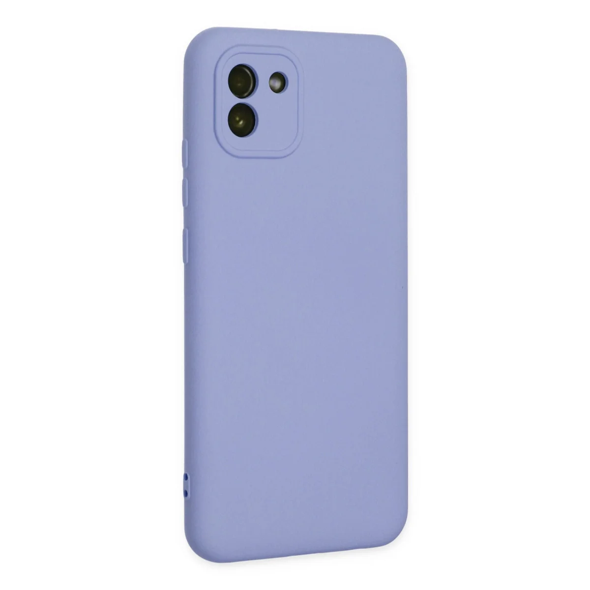 Galaxy A03 Kılıf Nano içi Kadife Silikon - Lila