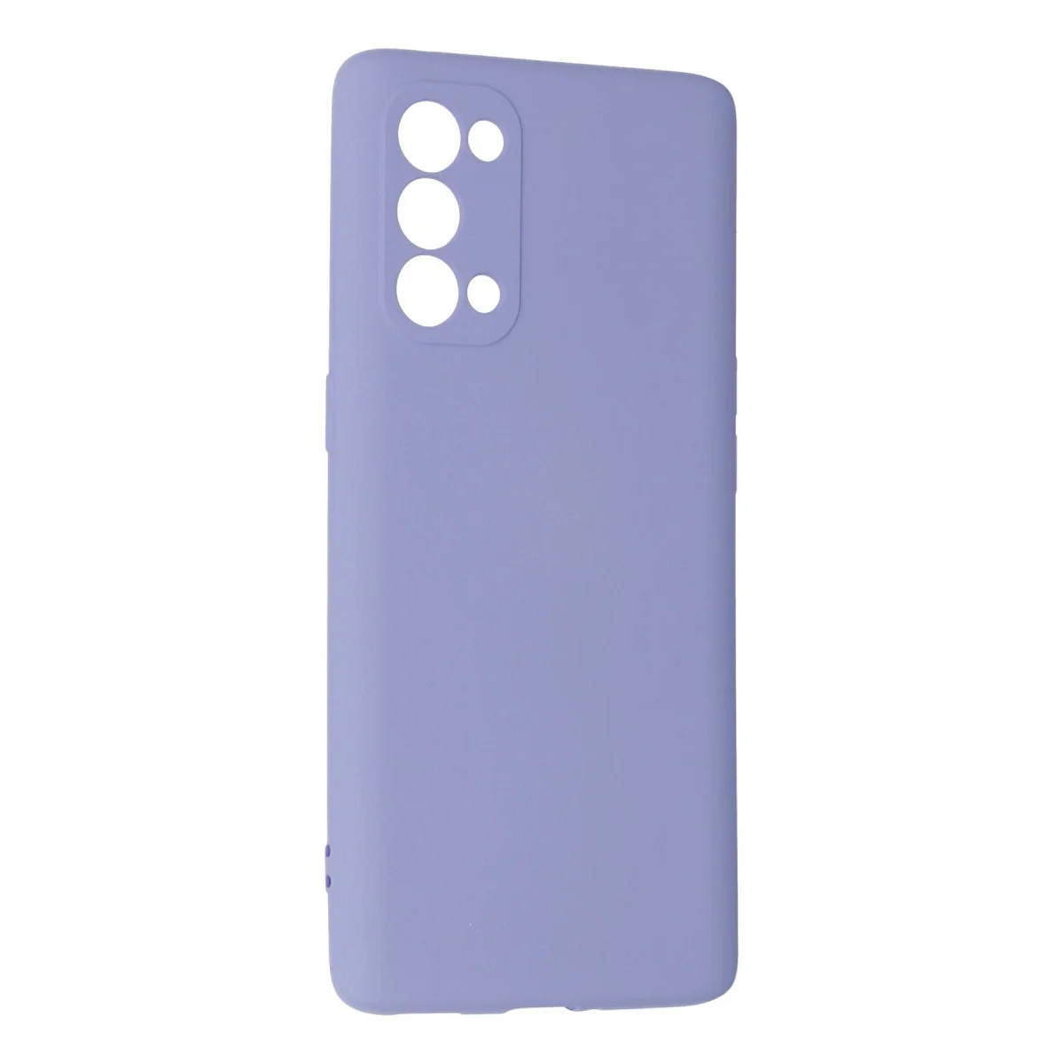 Reno 5 Pro Kılıf Nano içi Kadife Silikon - Lila