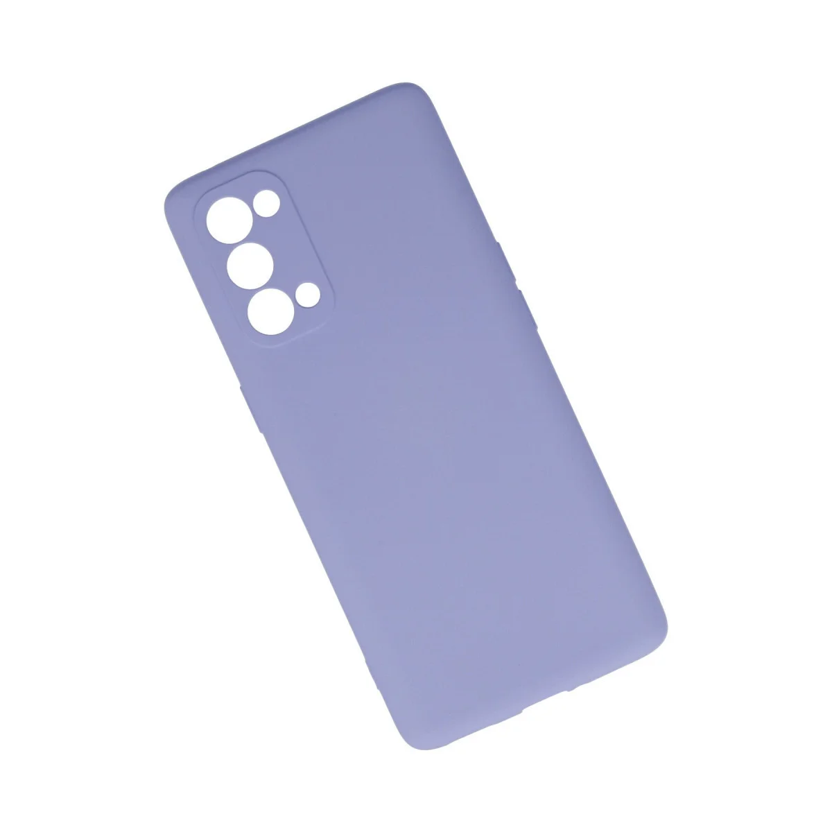 Reno 5 Pro Kılıf Nano içi Kadife Silikon - Lila