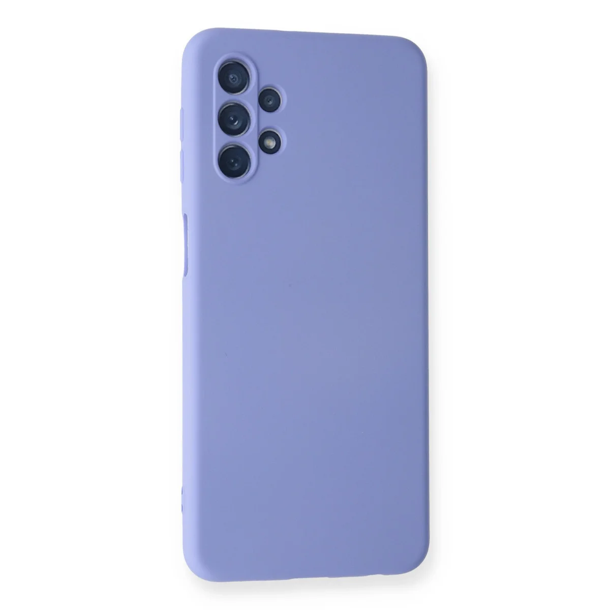 Galaxy A52 Kılıf Nano içi Kadife Silikon - Lila