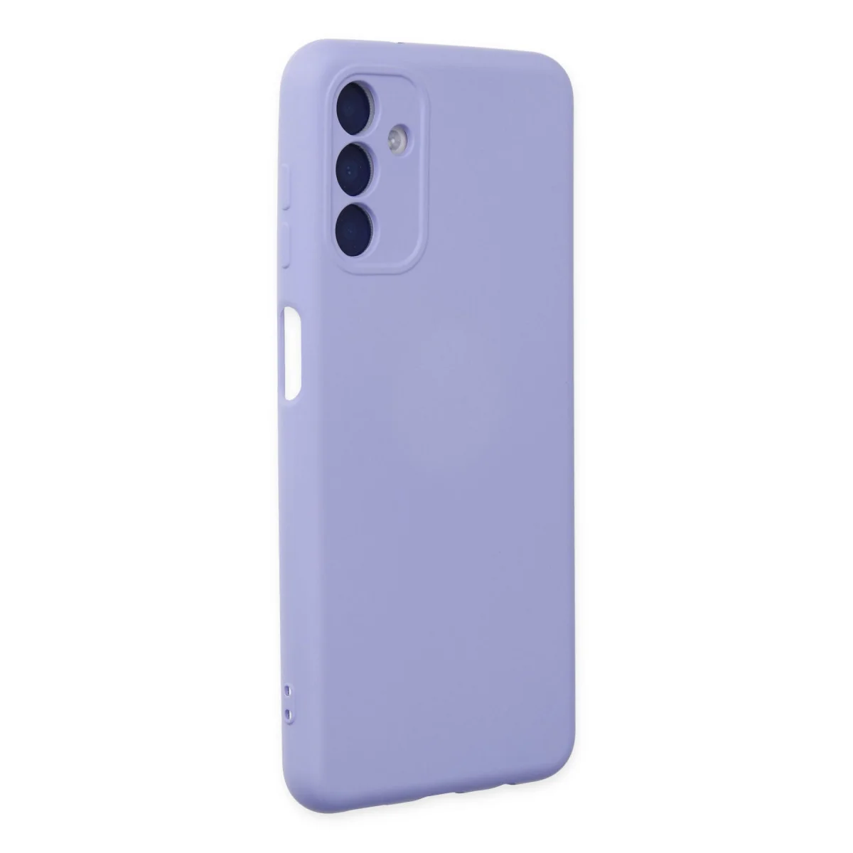 Galaxy A04S Kılıf Nano içi Kadife Silikon - Lila