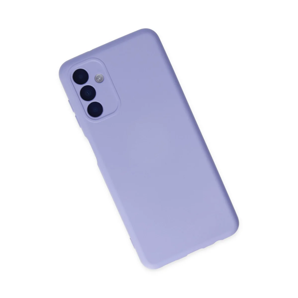 Galaxy A04S Kılıf Nano içi Kadife Silikon - Lila