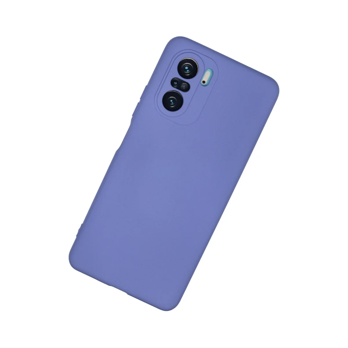 Poco F3 Kılıf Nano içi Kadife Silikon - Lila