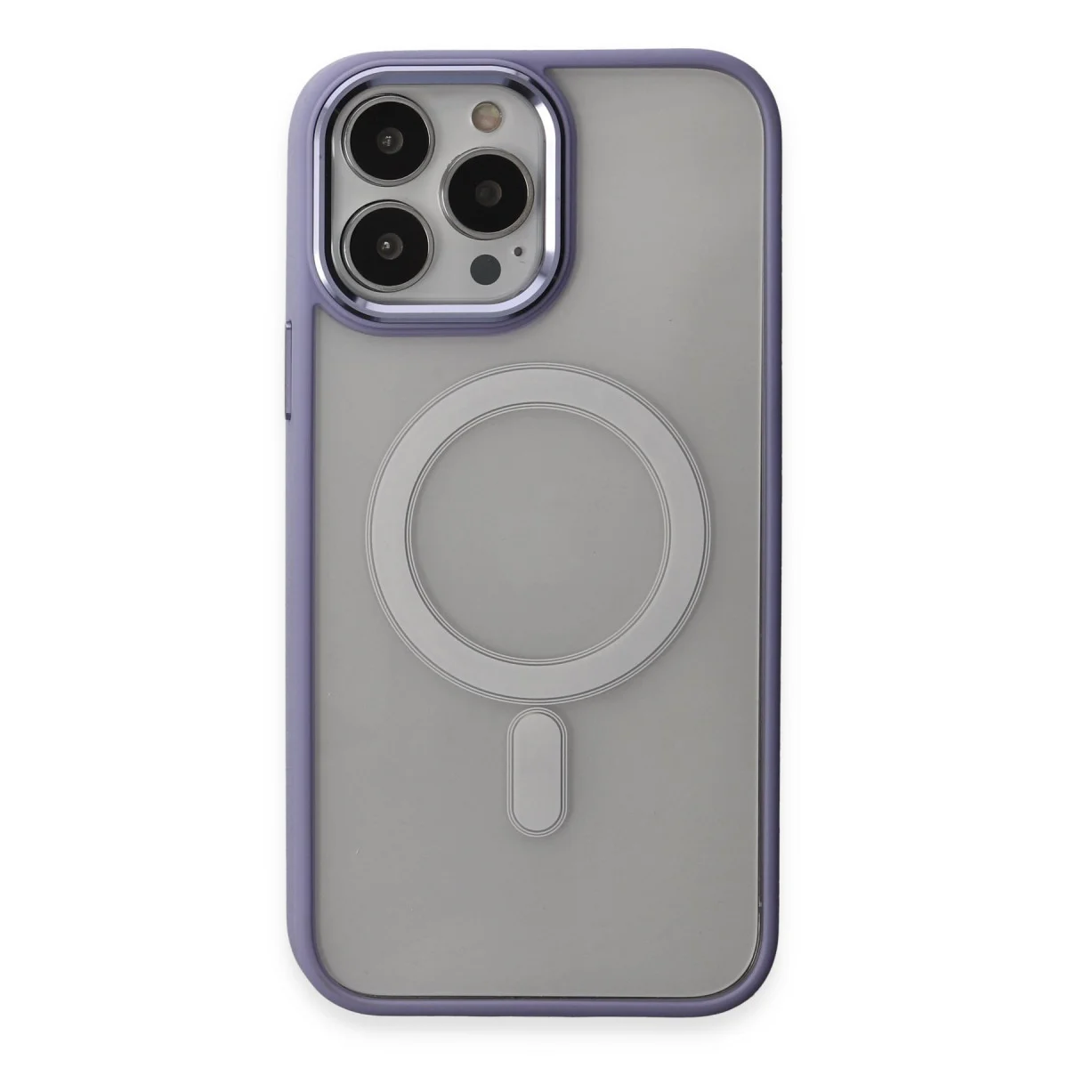 iPhone 15 Pro Kılıf Room Magneticsafe Silikon - Lila