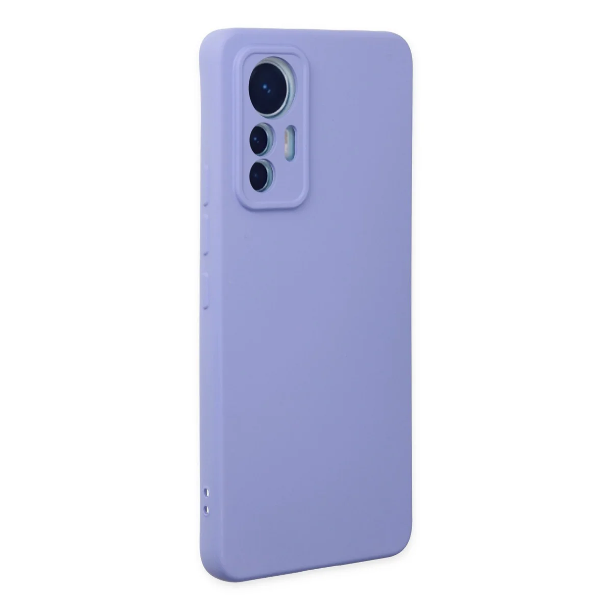 Mi 12 Lite Kılıf Nano içi Kadife Silikon - Lila