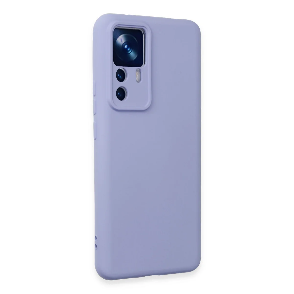 Mi 12T Pro Kılıf Nano içi Kadife Silikon - Lila