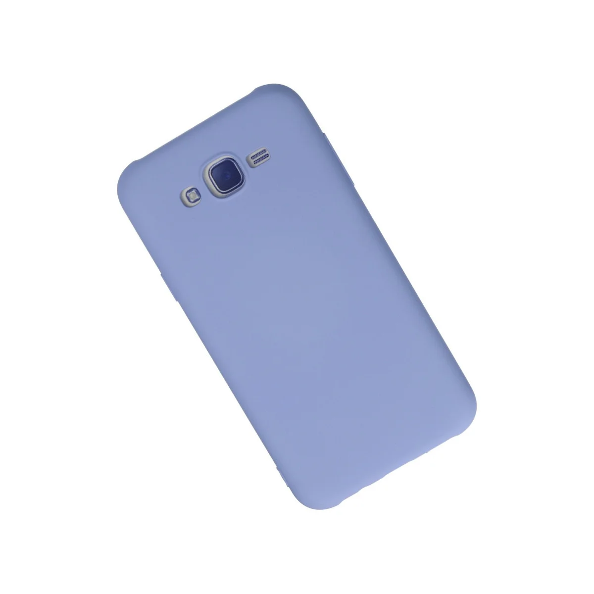 Galaxy J7 Kılıf Nano içi Kadife Silikon - Lila