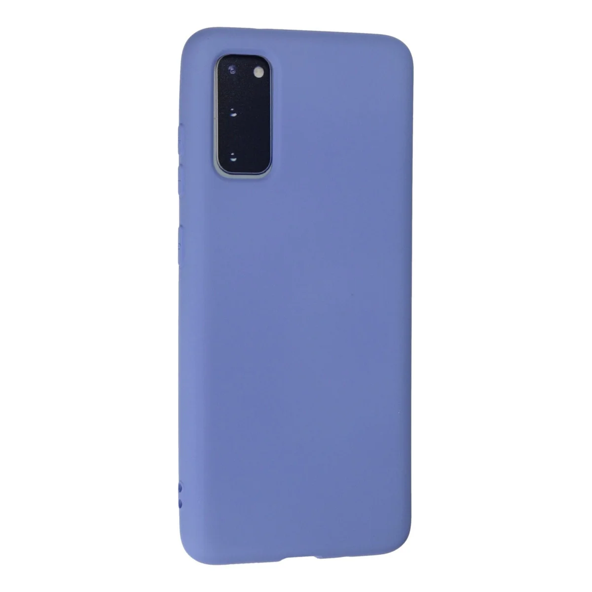 Galaxy S20 Kılıf Nano içi Kadife Silikon - Lila