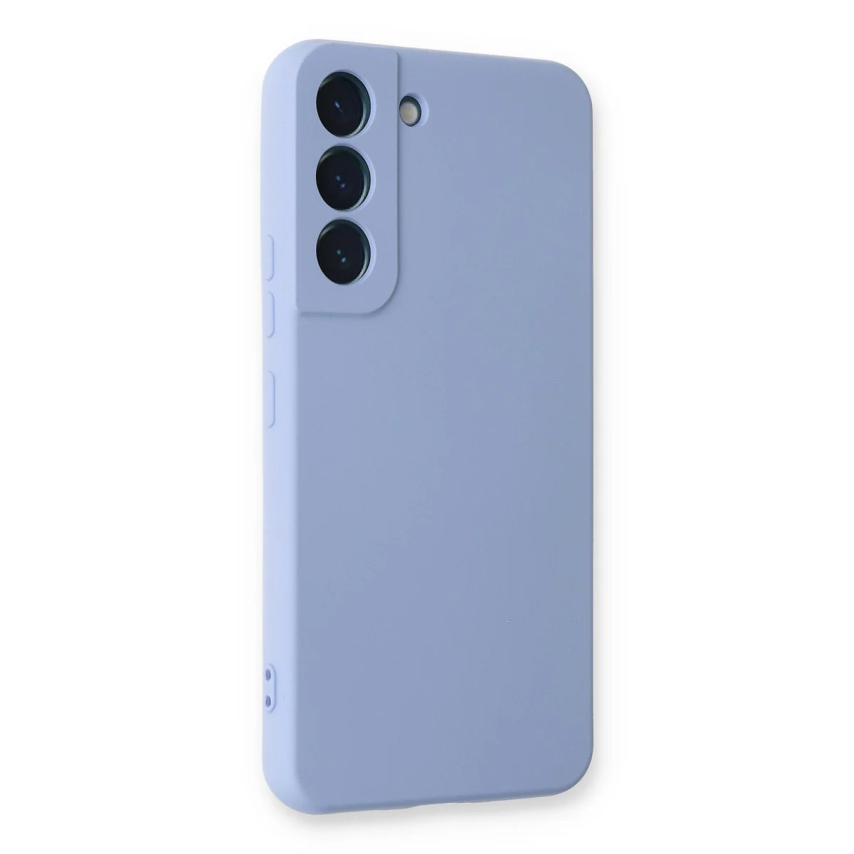 Galaxy S23 Kılıf Nano içi Kadife Silikon - Lila