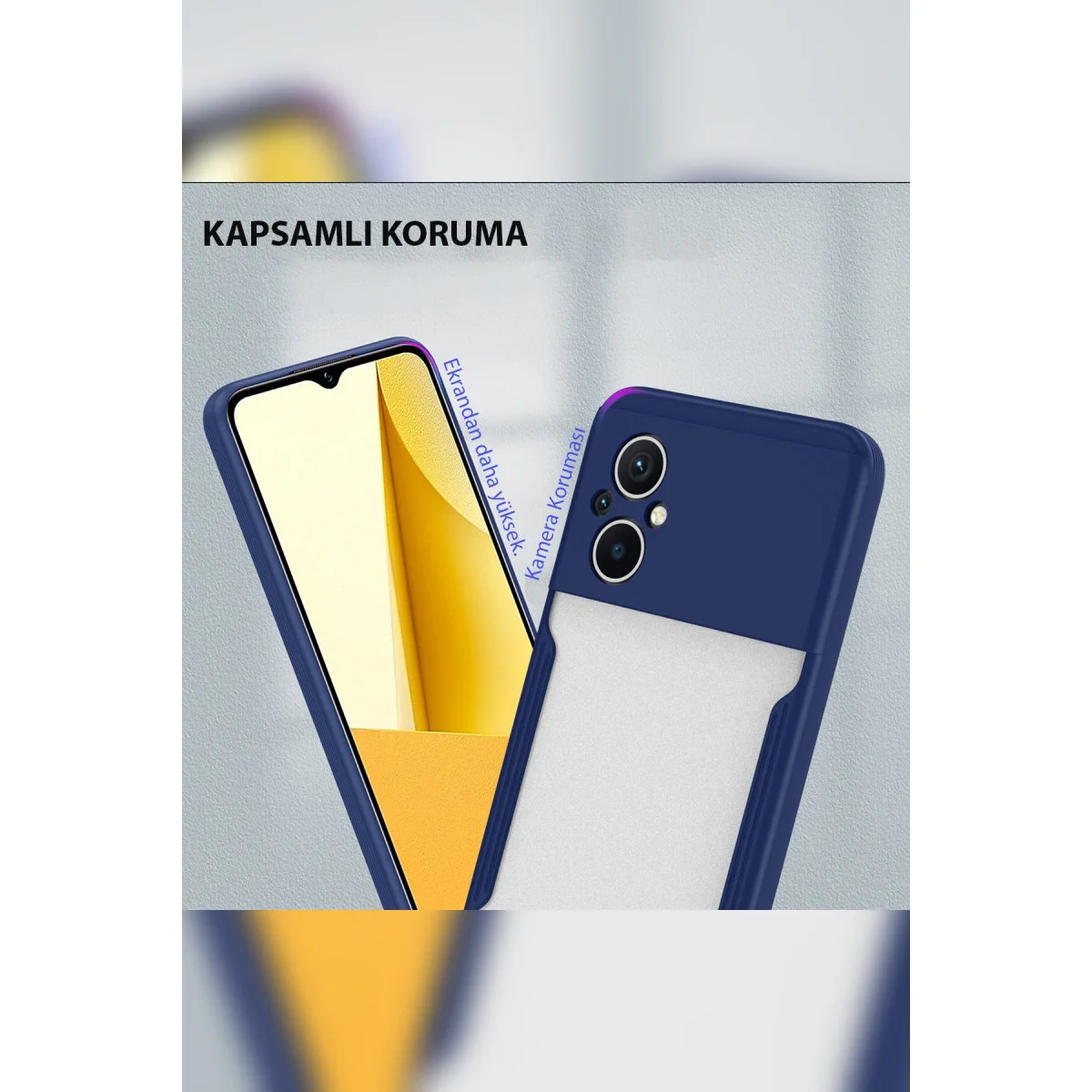 Poco M5 Kılıf Platin Silikon - Lila