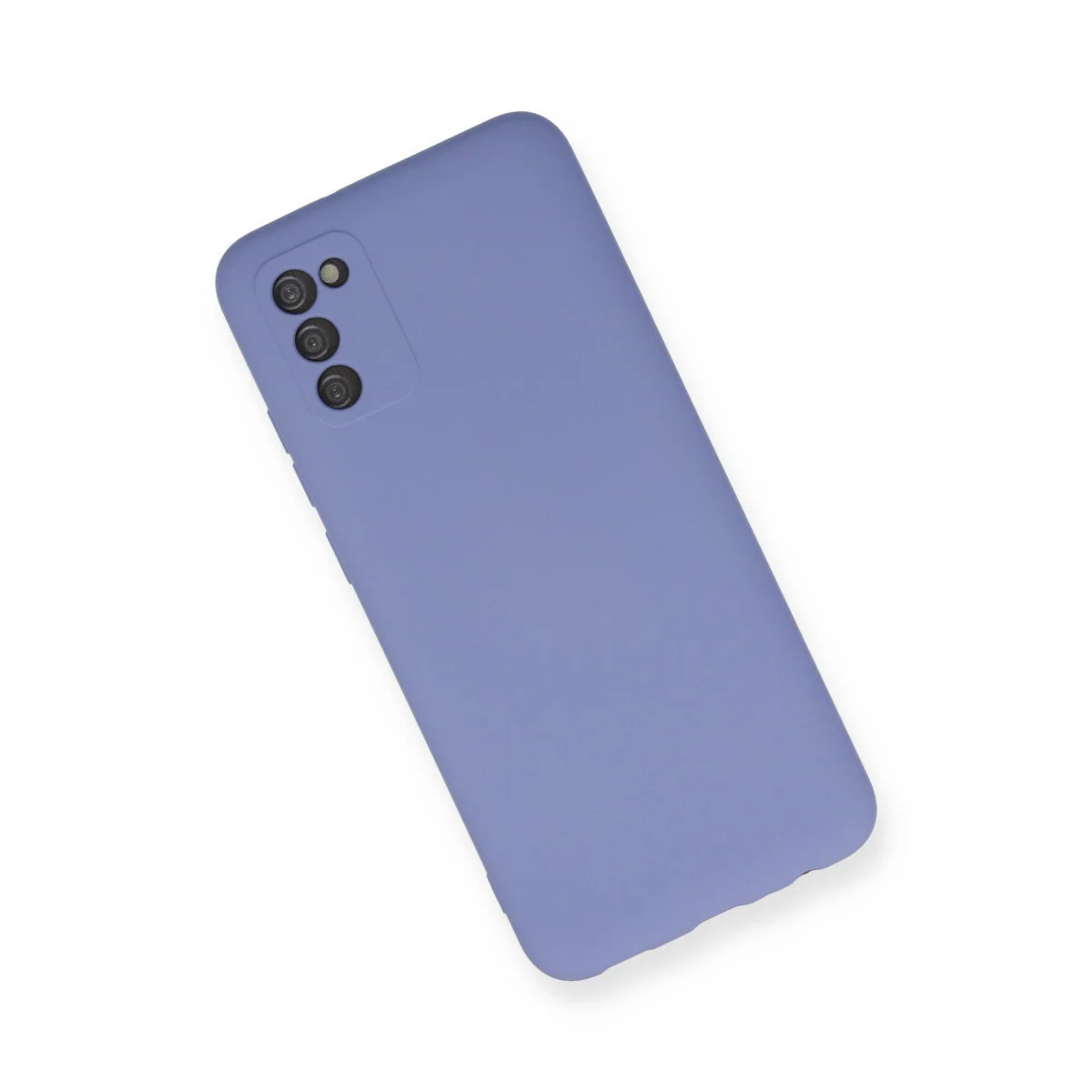Galaxy A03S Kılıf Nano içi Kadife Silikon - Lila