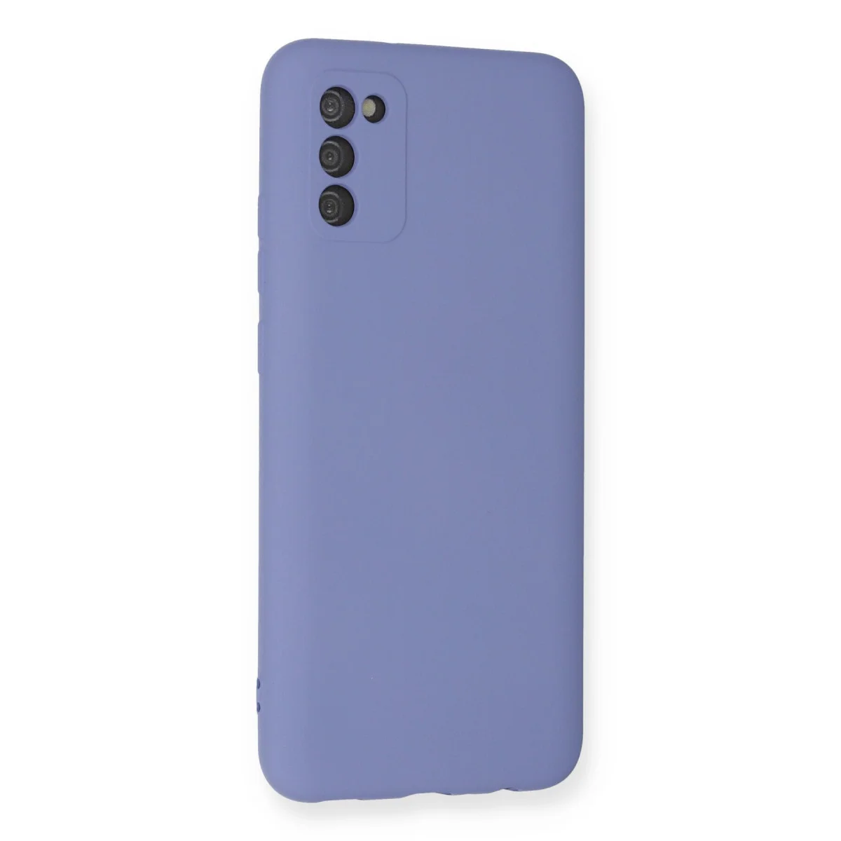 Galaxy A03S Kılıf Nano içi Kadife Silikon - Lila