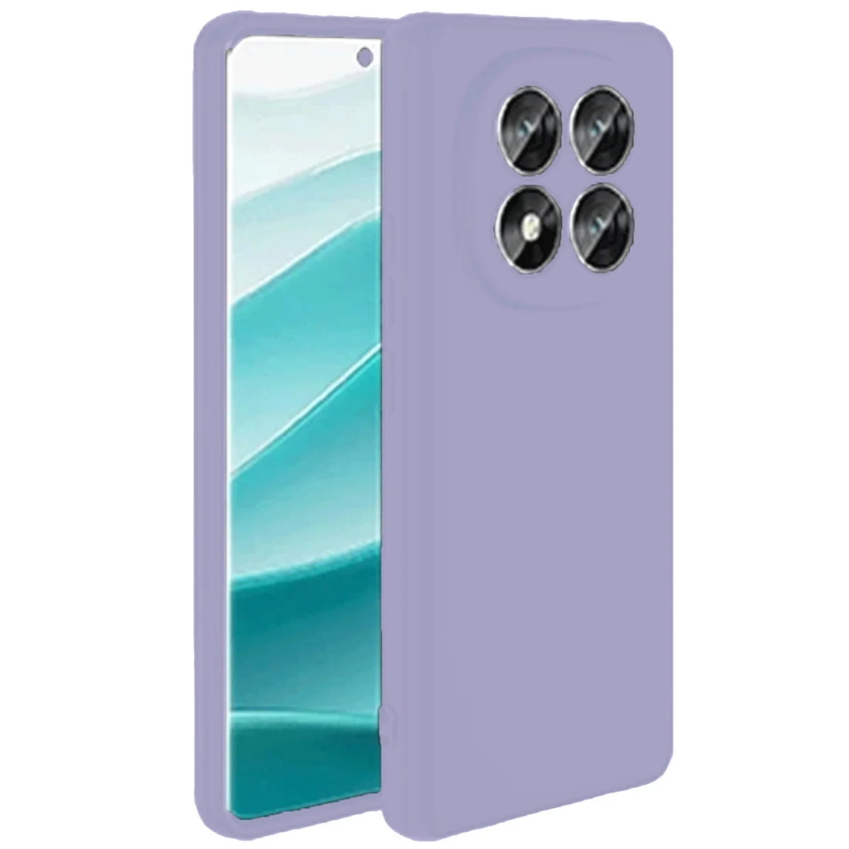 Redmi Note 14 Pro 4G Kılıf First Silikon - Lila