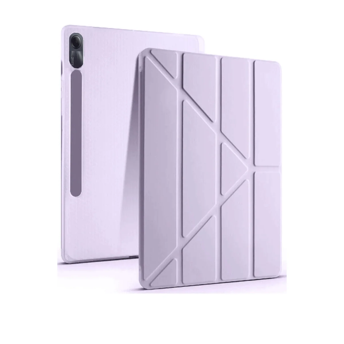 Redmi Pad SE Kılıf Kalemlikli Mars Tablet Kılıfı - Lila
