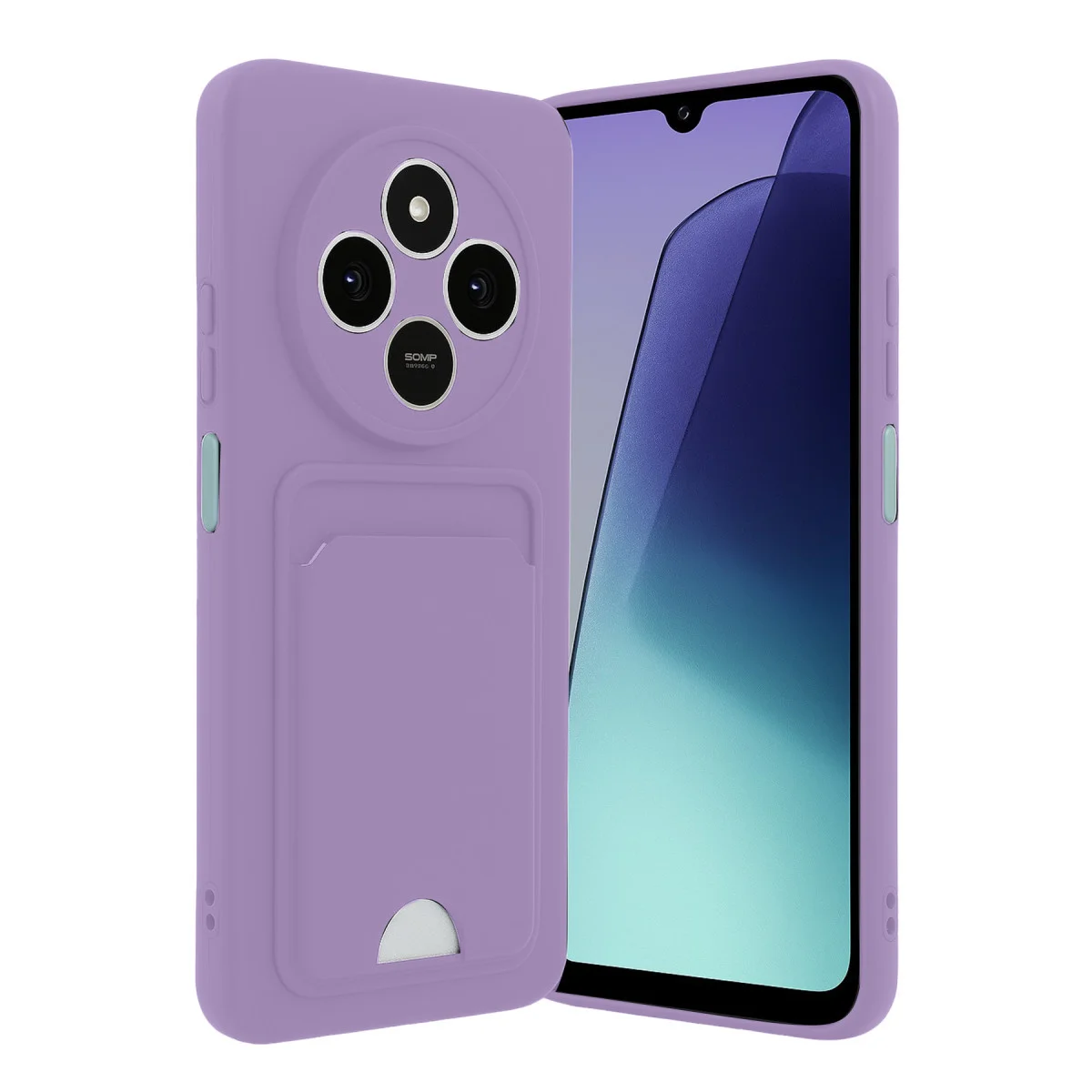 Redmi 14C Kelvin Kartvizitli Silikon - Lila