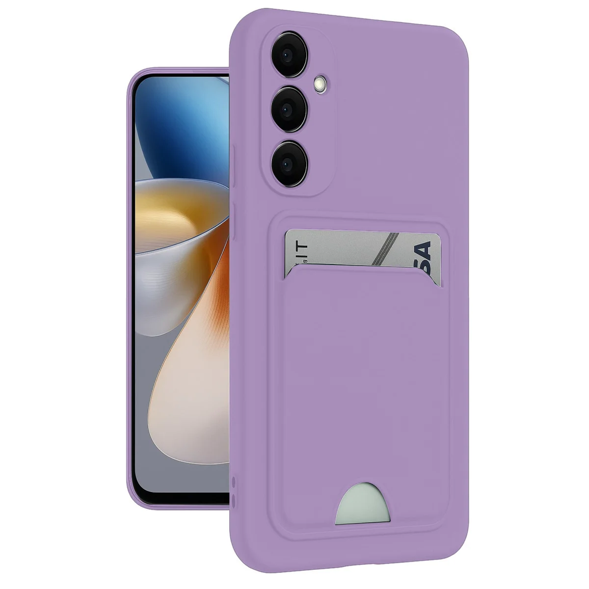 Galaxy S24 Plus Kelvin Kartvizitli Silikon - Lila