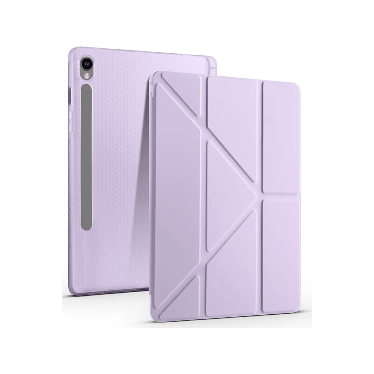Galaxy Tab S10 FE Plus 13.1 Kalemlikli Mars Tablet Kılıfı - Lila