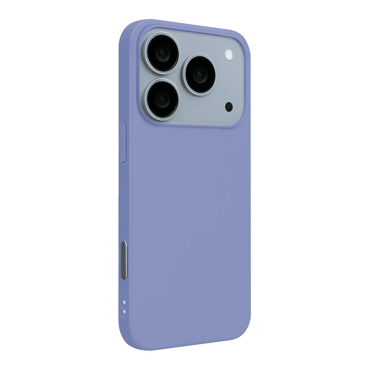 iPhone 17 Pro Max Nano içi Kadife Silikon - Lila