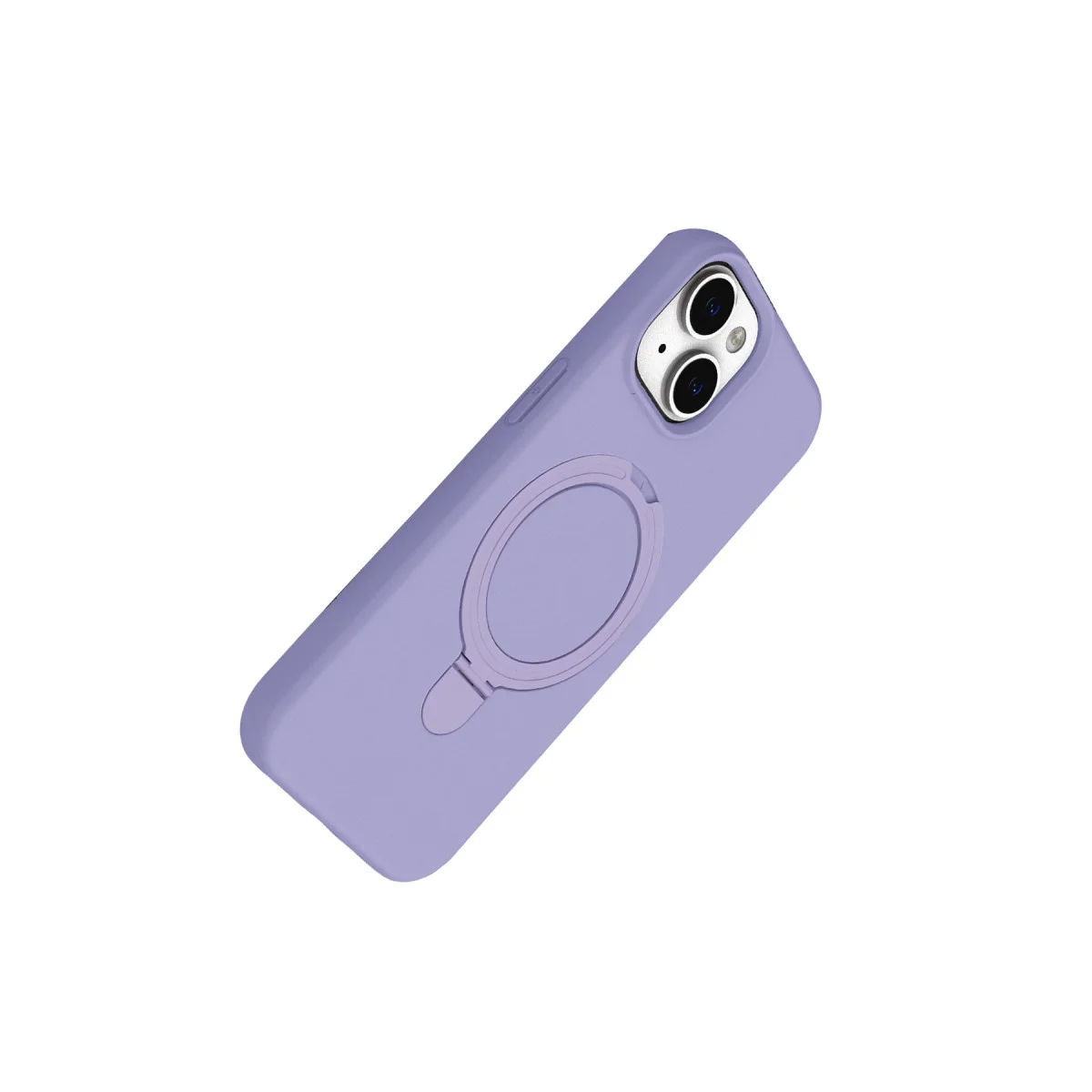 iPhone 14 Regal Magsafe Standlı Kapak - Lila