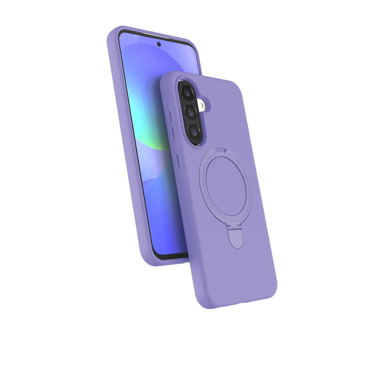 Galaxy A26 Regal Magsafe Standlı Kapak - Lila