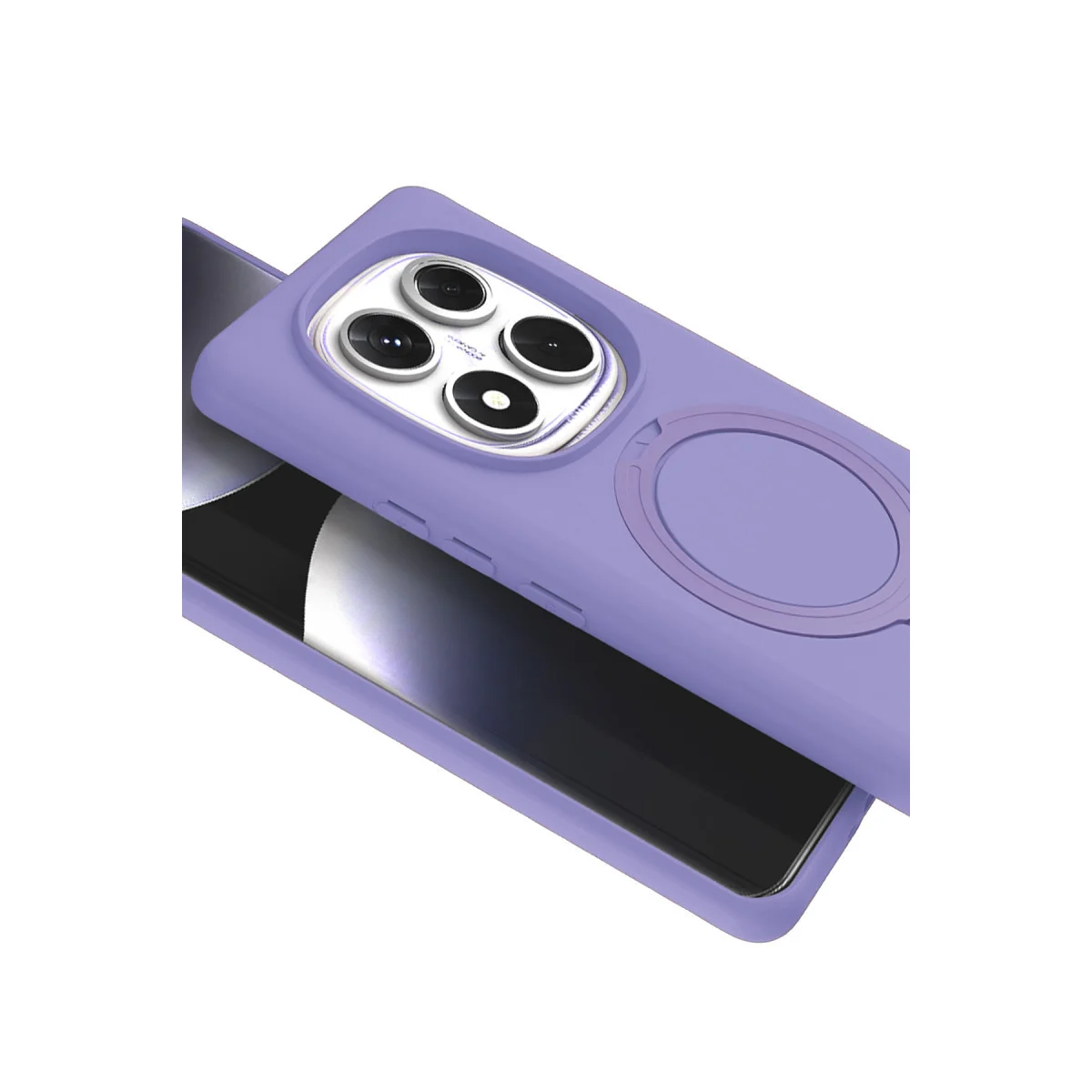 Redmi Note 14 Pro 5G Regal Magsafe Standlı Kapak - Lila