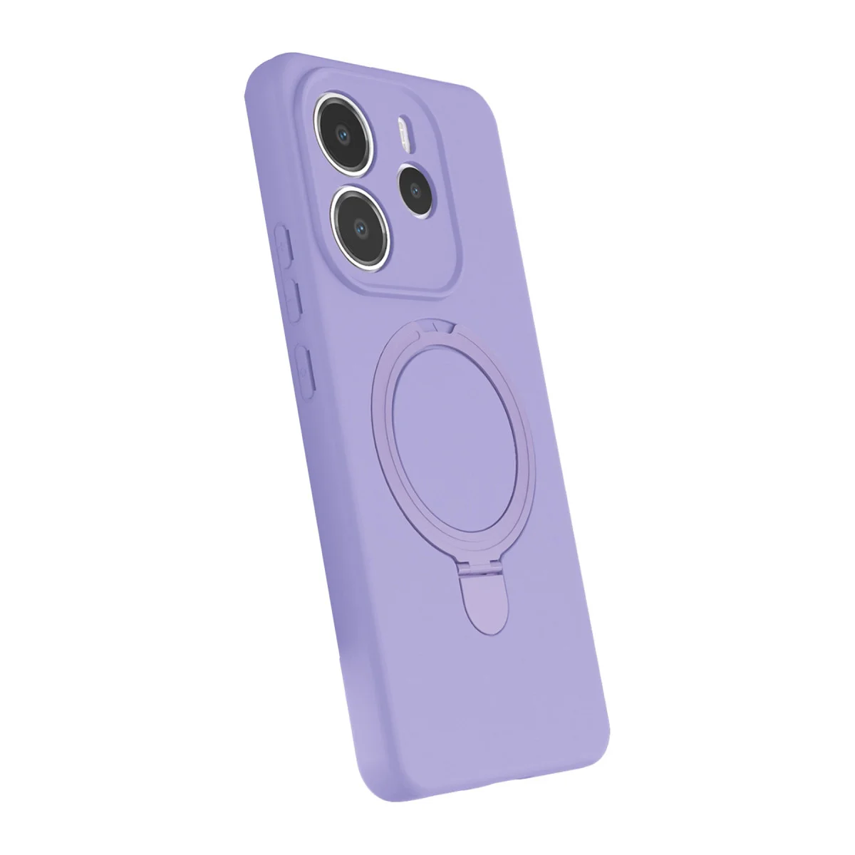 Redmi Note 14 4G Regal Magsafe Standlı Kapak - Lila