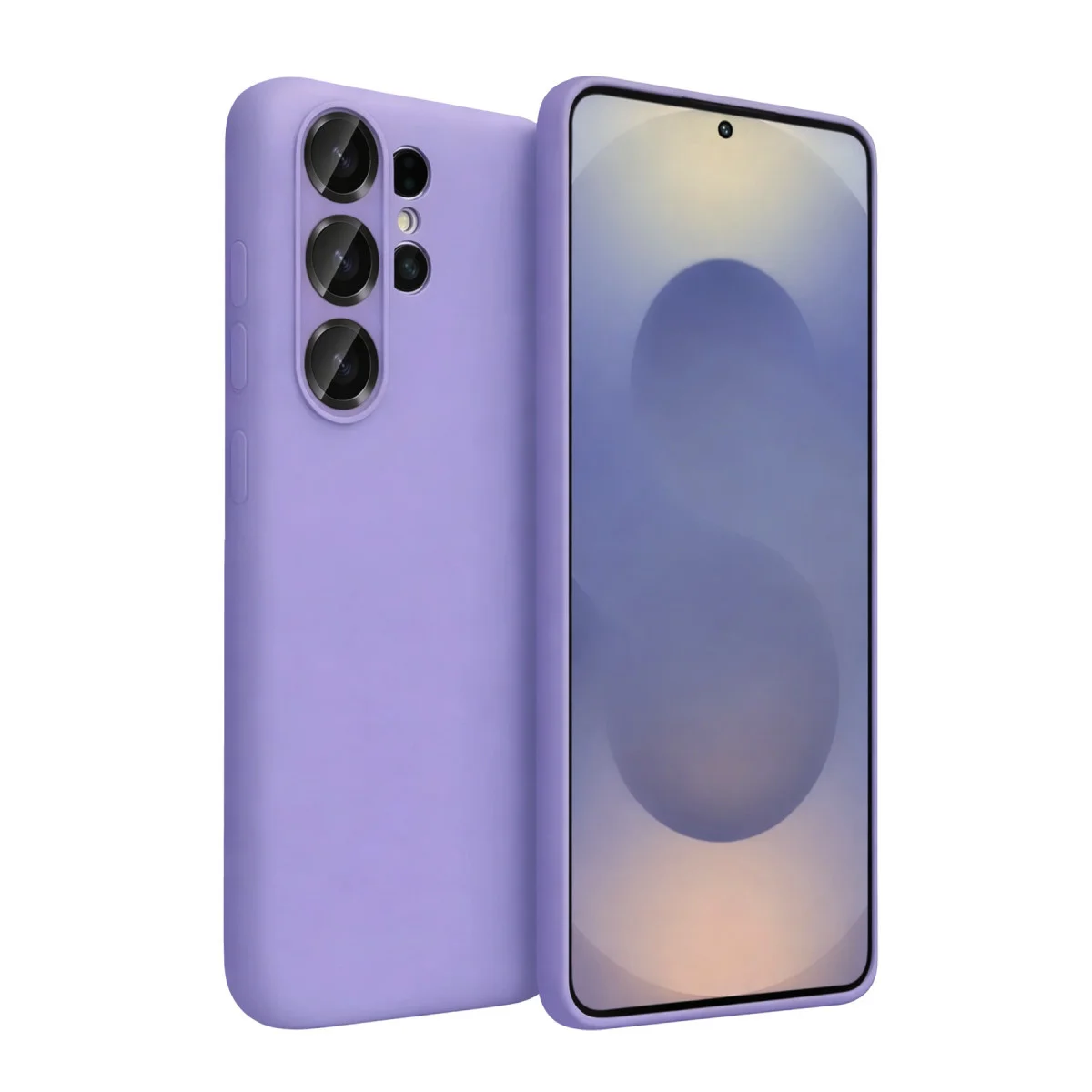 Galaxy S26 Ultra Nano içi Kadife Silikon - Lila