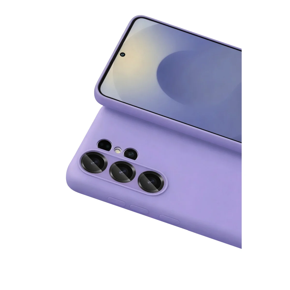Galaxy S26 Ultra Nano içi Kadife Silikon - Lila