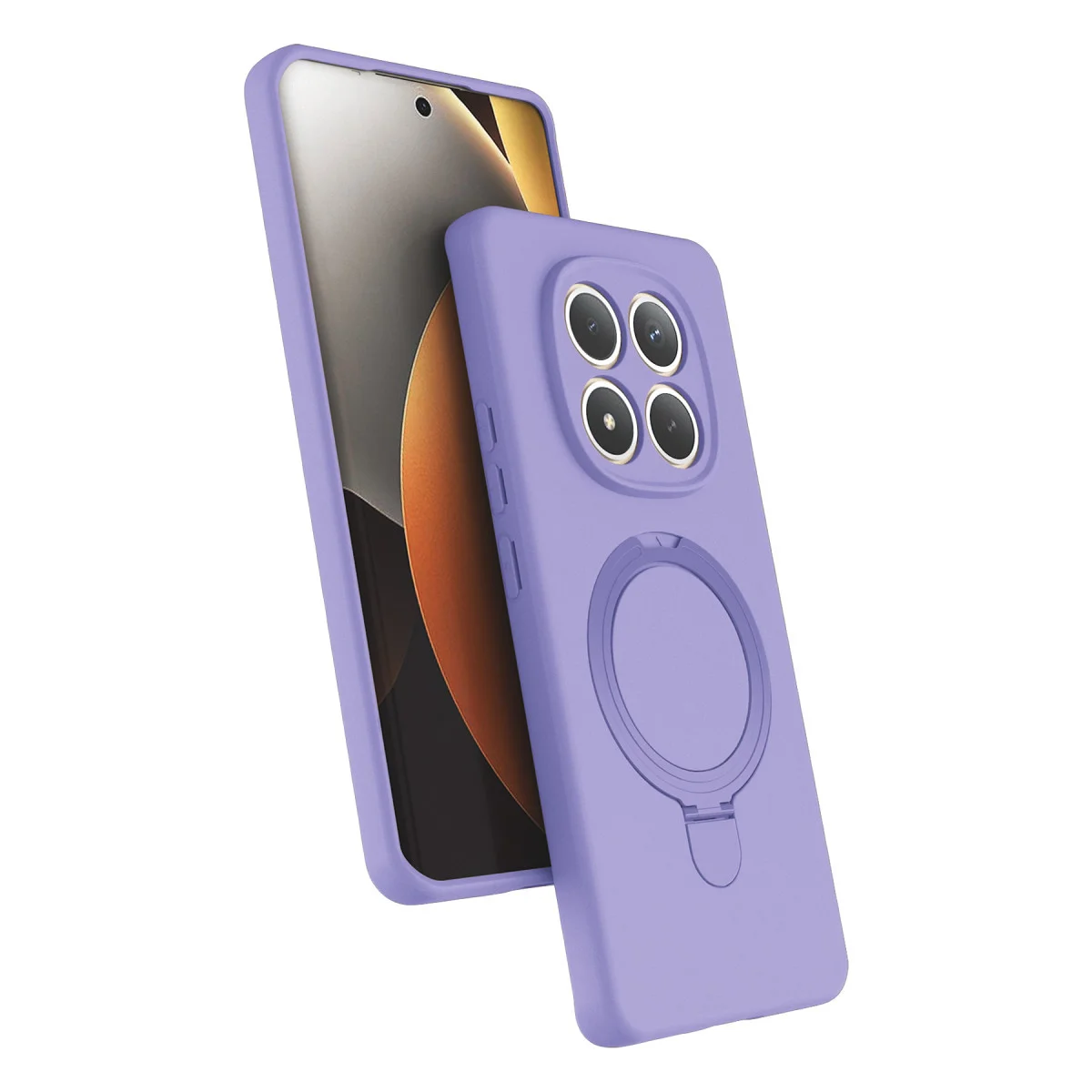 Redmi Note 15 Pro 4G Regal Magsafe Standlı Kapak - Lila