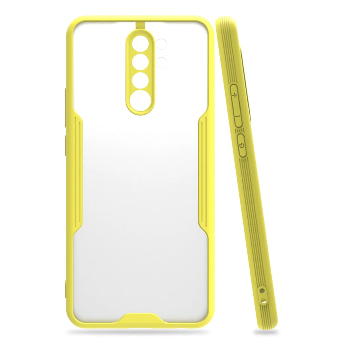 Redmi Note 8 Pro Kılıf Platin Silikon - Sarı