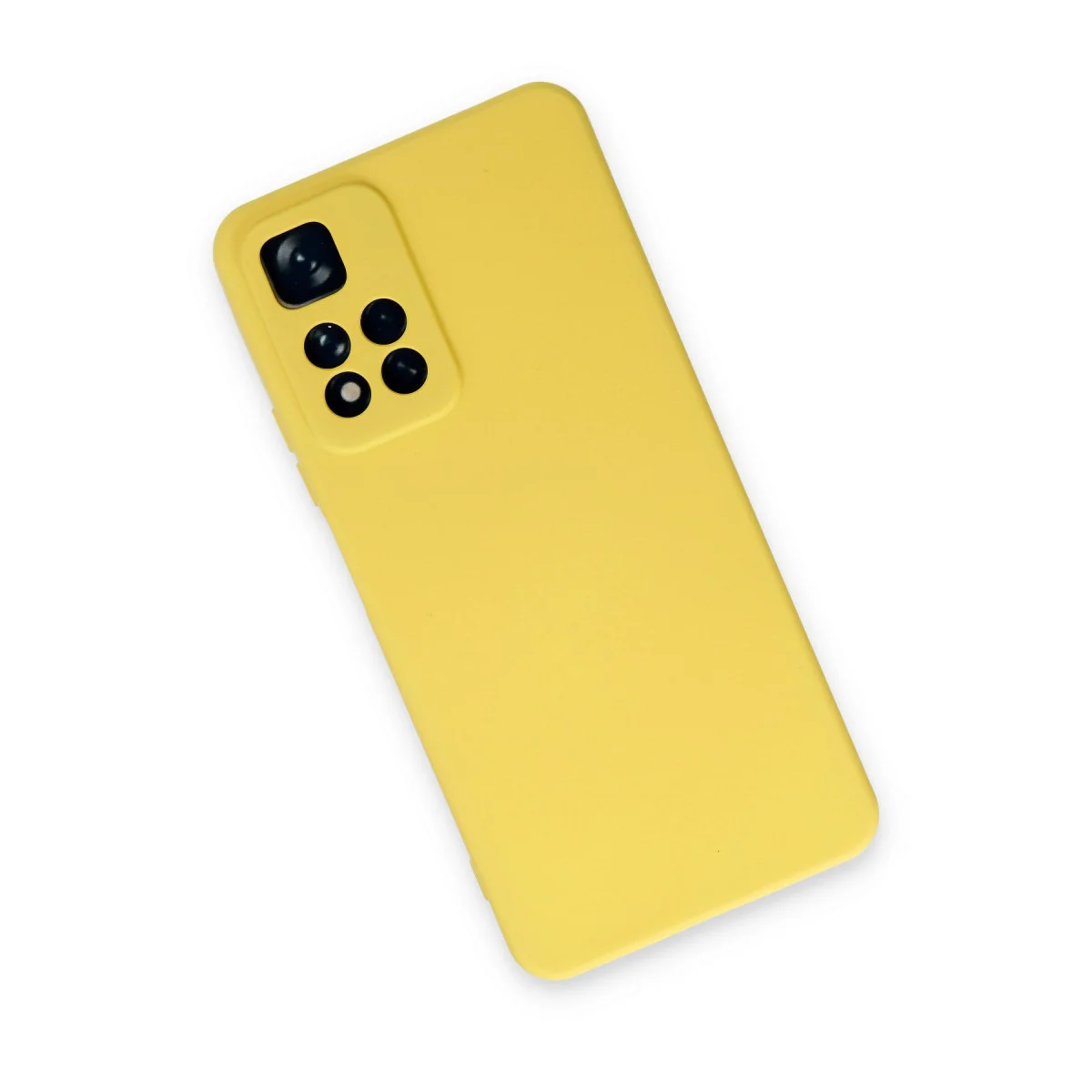 Redmi Note 11 Pro Plus 5G Kılıf Nano içi Kadife Silikon - Sarı