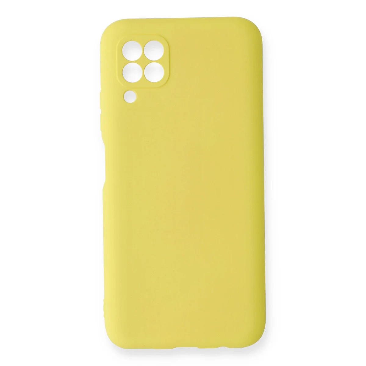 P40 Lite Kılıf Nano içi Kadife Silikon - Sarı