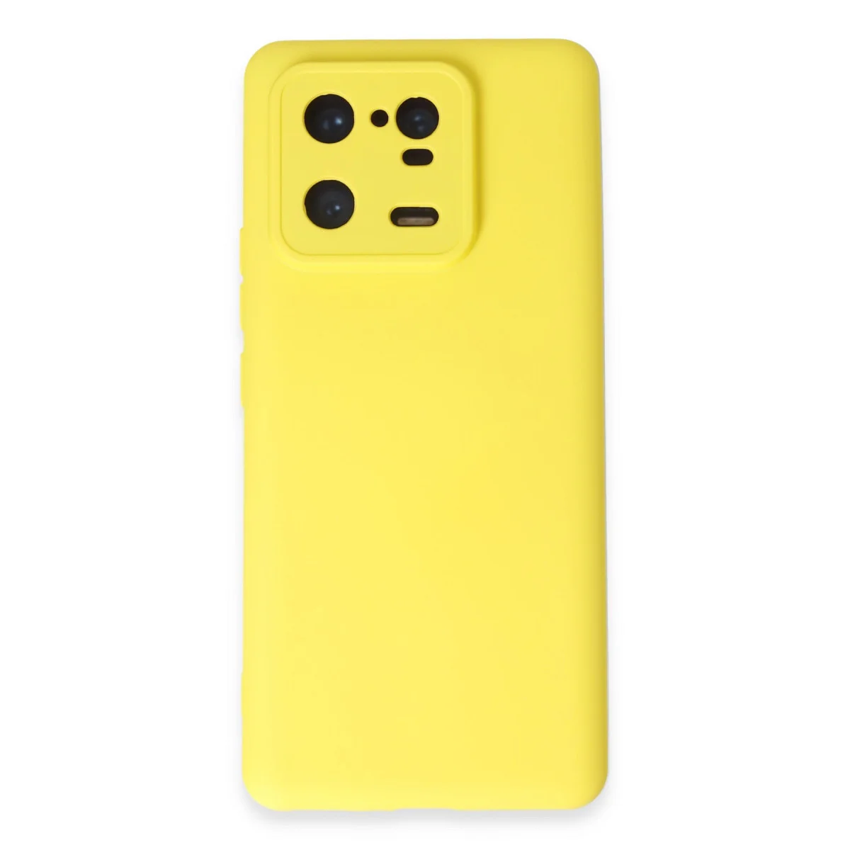 Mi 13 Pro Kılıf Nano içi Kadife Silikon - Sarı