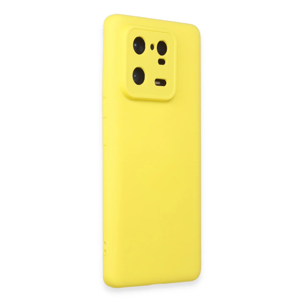 Mi 13 Pro Kılıf Nano içi Kadife Silikon - Sarı