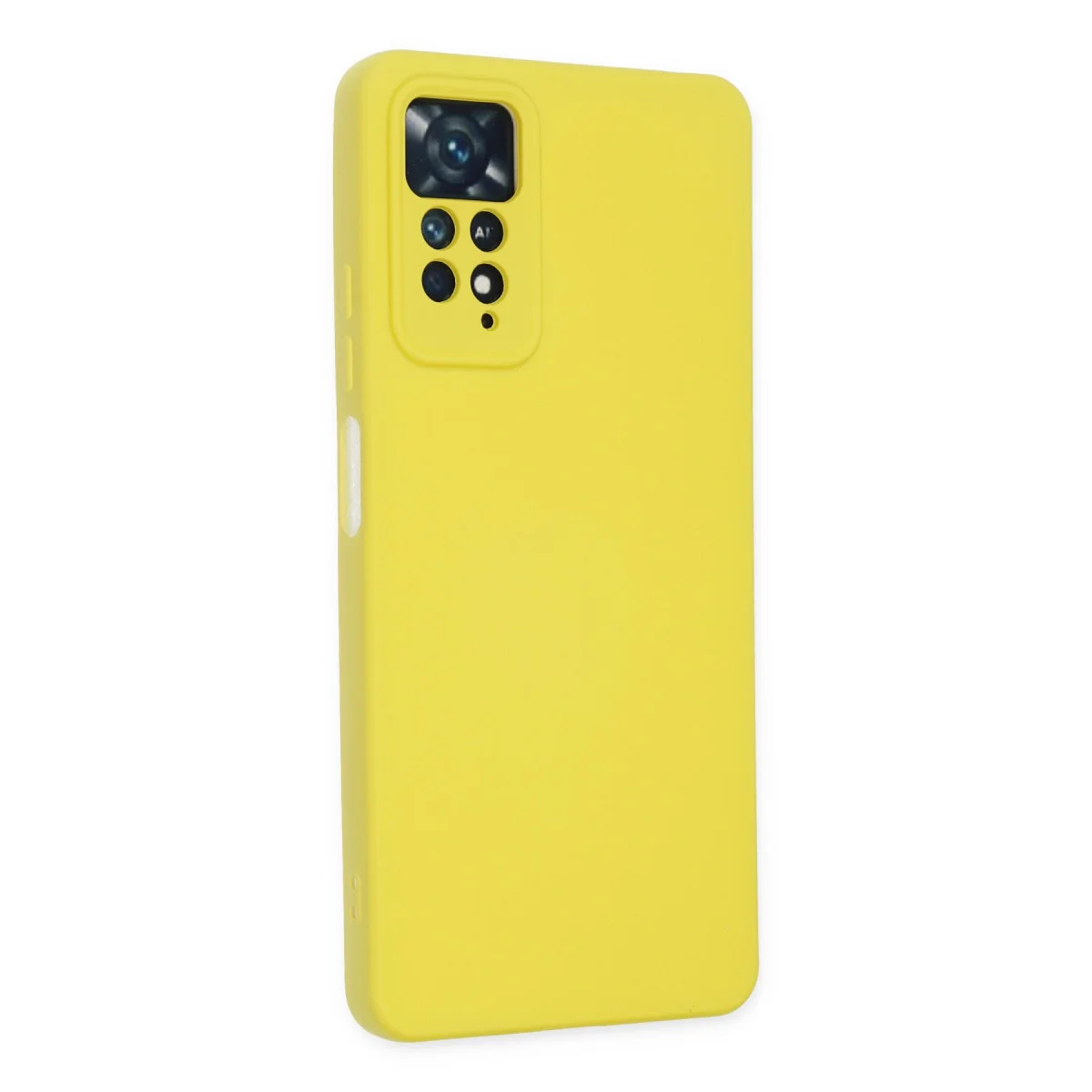 Redmi Note 11 Pro Kılıf Nano içi Kadife Silikon - Sarı
