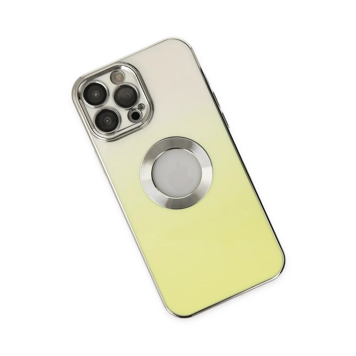 iPhone 13 Pro Kılıf Best Silikon - Sarı